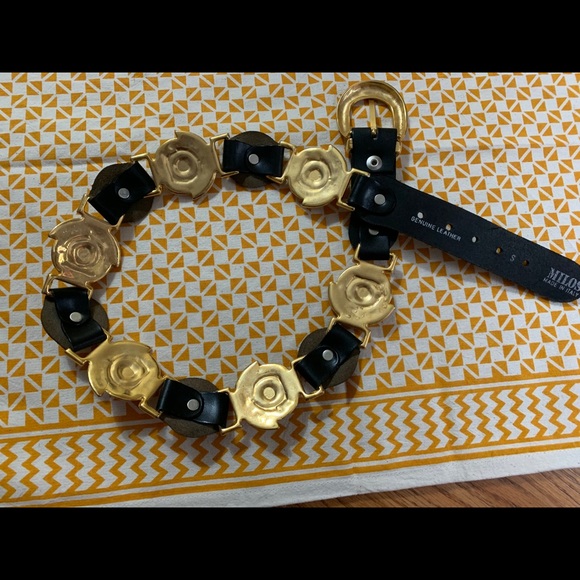 Vintage leather belt - Picture 3 of 3